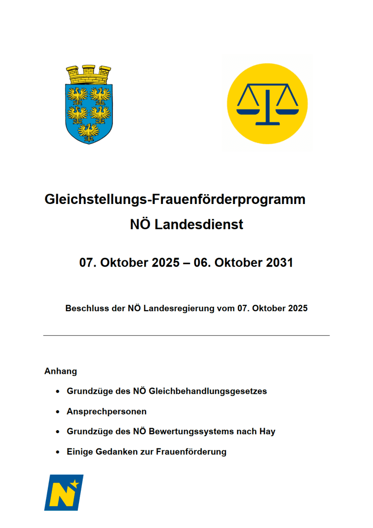 NÖ Gleichstellungs-Foerderprogramm