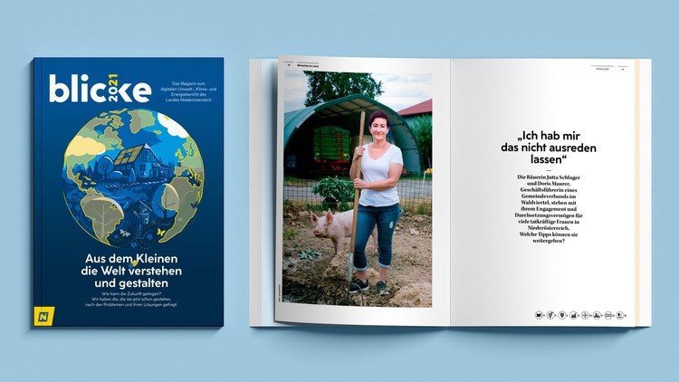 blicke 2021 – Das Magazin zum digitalen Umwelt-, Klima- und Energiebericht des Landes Niederösterreich