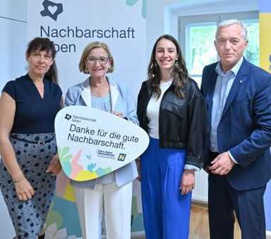 Nachbarschaft leben © Daniela Matejschek